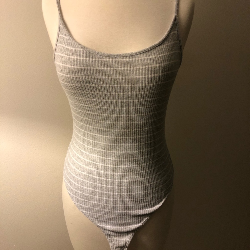 Express cotton ribbed bodysuit